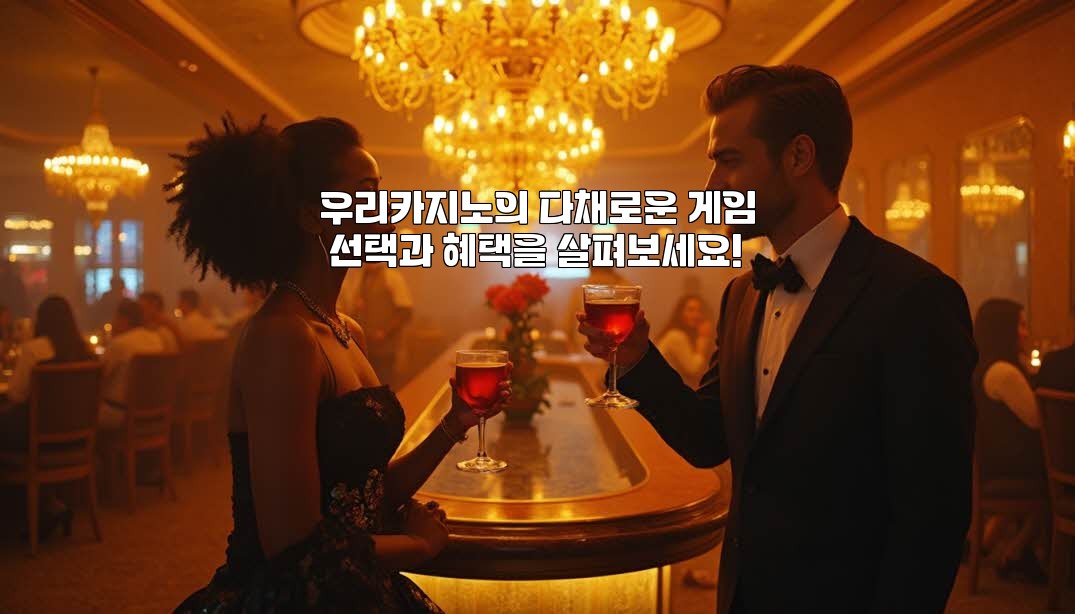 우리카지노의 다채로운 게임 선택과 혜택을 살펴보세요! aiimg250202