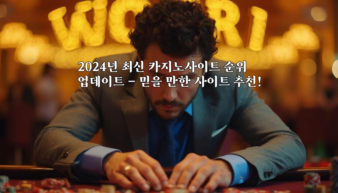 2024년 최신 카지노사이트 순위 업데이트 - 믿을 만한 사이트 추천! aiimg447106