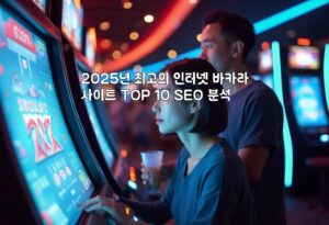 2025년 최고의 인터넷 바카라사이트 TOP 10 SEO 분석 aiimg402079